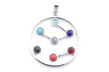 Colgante Antakarana con 7 Chakras