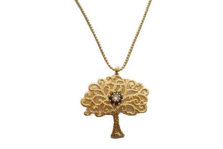 Colgante Árbol de la Vida dorado