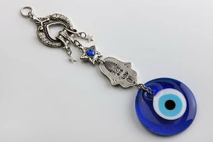 Colgante Ojo Turco con Estrella y Mano