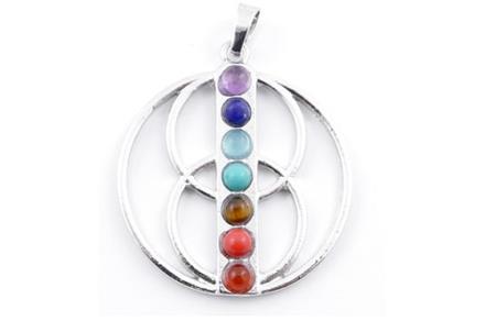 Colgante c/minerales 7 Chakras