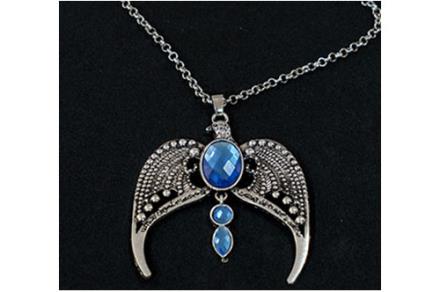 Colgante metal Águila Piedra Azul
