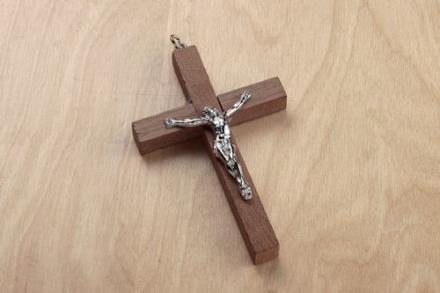 Cruz madera con Cristo