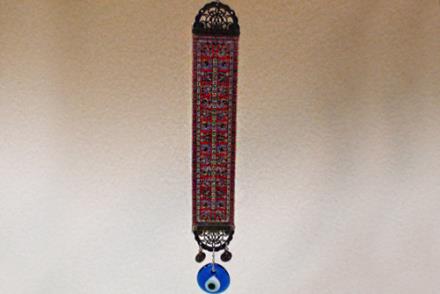 Tapiz con Ojo Turco de cristal grande