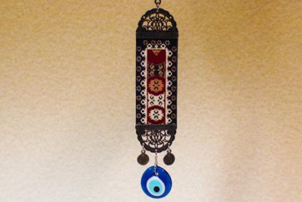 Tapiz con Ojo Turco de cristal mediano
