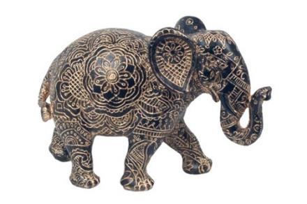 Figura Elefante Mandala resina