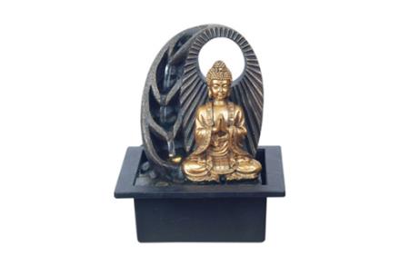 Fuente resina Buda 26cm