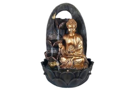 Fuente resina Buda Abhaya 40cm