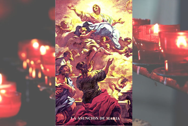 Estampa de la Asunción de María