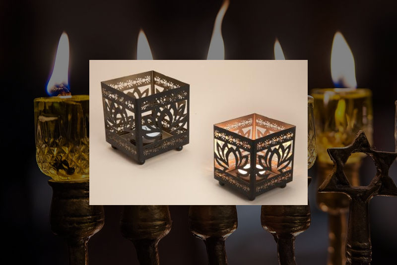 Portaluminas con diseño de Flor de Loto