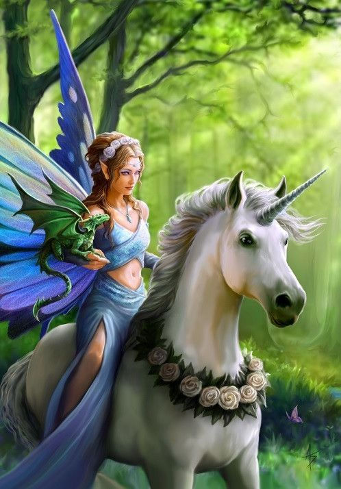 Unicornio, hada y dragón - Imagen 2