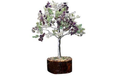 Bonsai Amatista+Aventurina+Cuarzo Fluorita