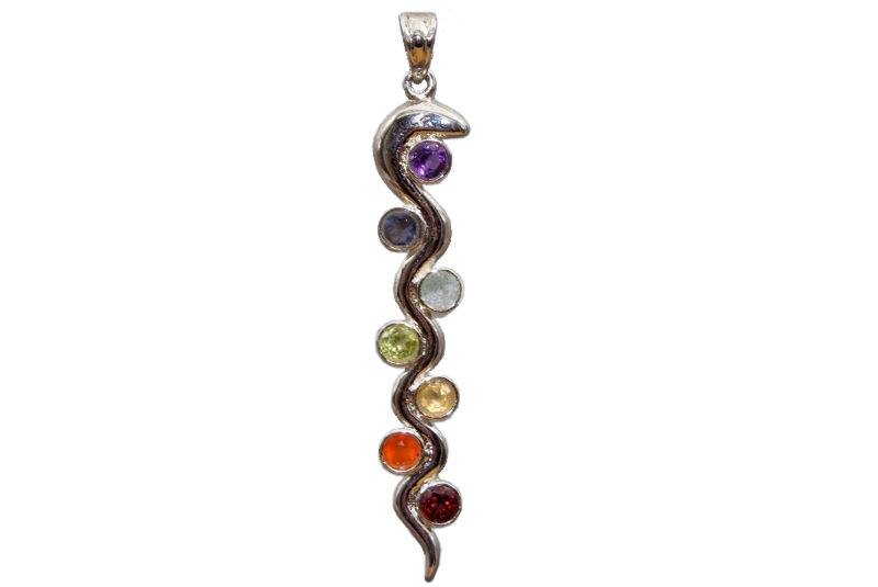 Colgante serpiente 7 chakras