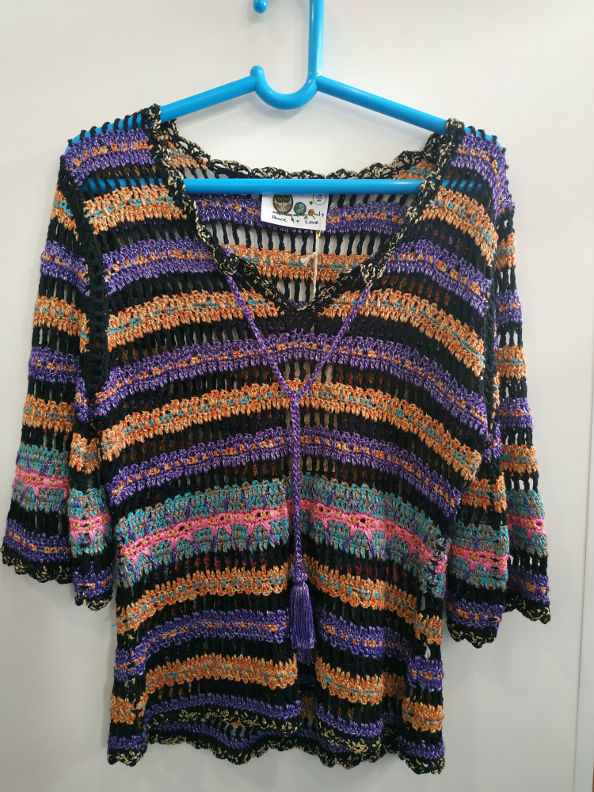 Jersey punto multicolor