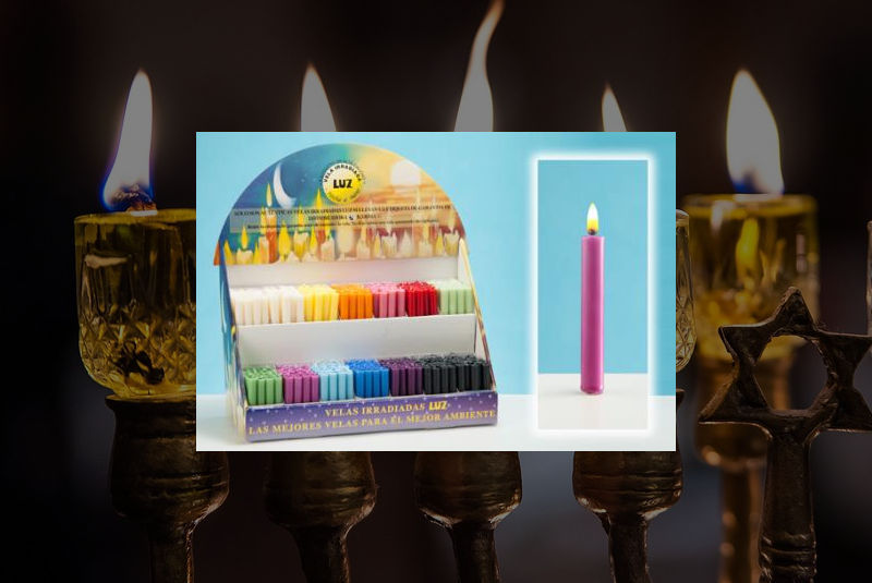 Vela Artesana de colores con cera de abeja 11cm - Imagen 10