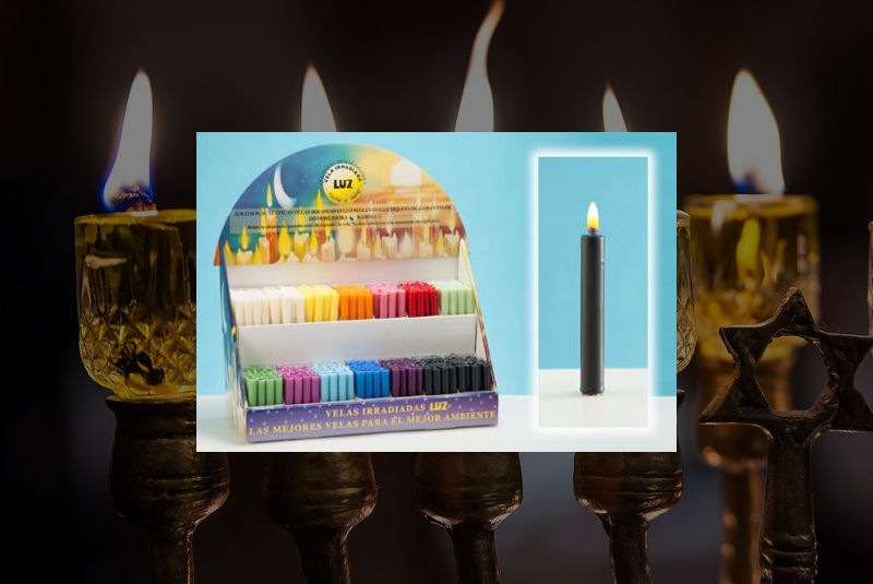 Vela Artesana de colores con cera de abeja 11cm - Imagen 7