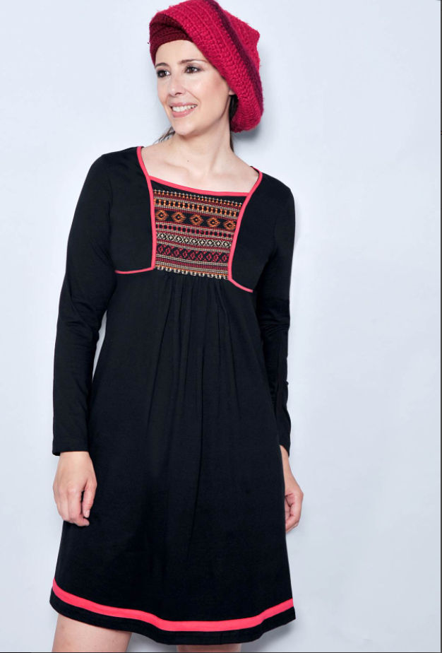 Vestido negro DR-160
