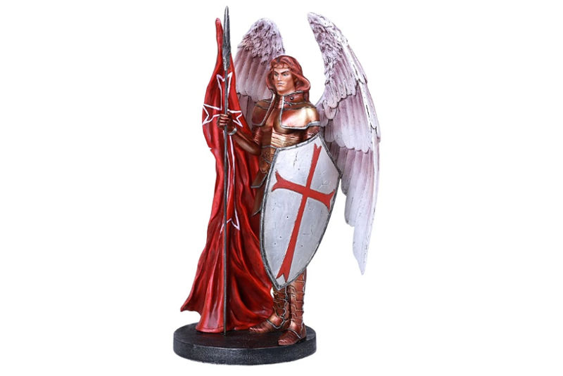 Figura Arcángel San Rafael en color - Imagen 2