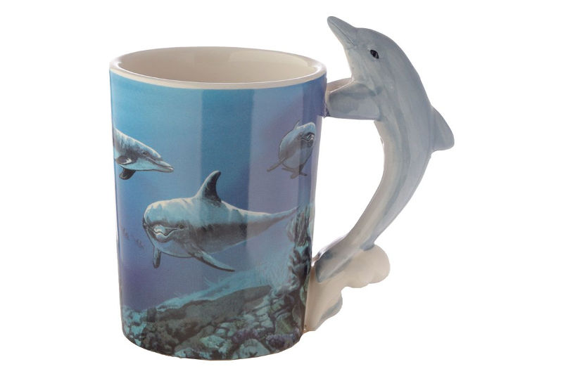 Taza con Asa forma de Delfín