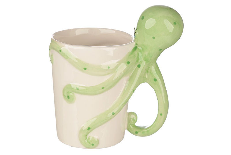 Taza con Asa forma de Pulpo
