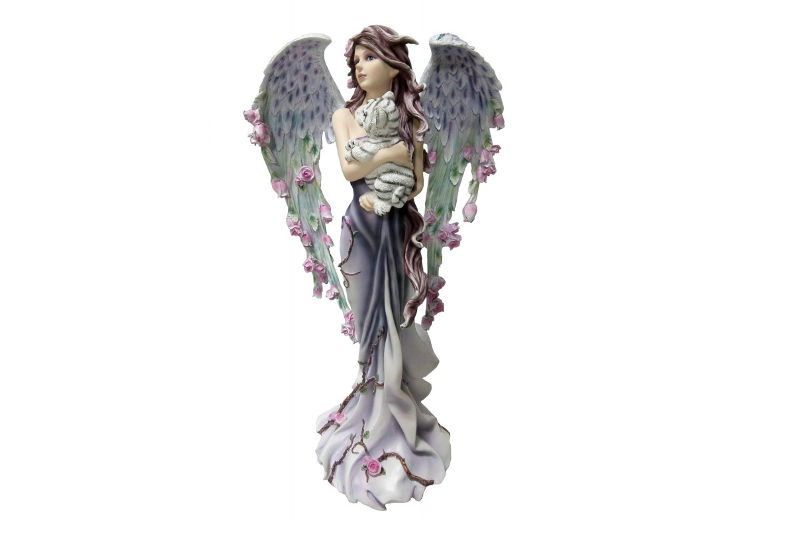 Figura del Ángel Gala con Bebé Tigre - Les Alpes