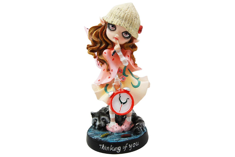 Figura de Hada Dolly Triste "Clock" - Pensando en ti - Les Alpes