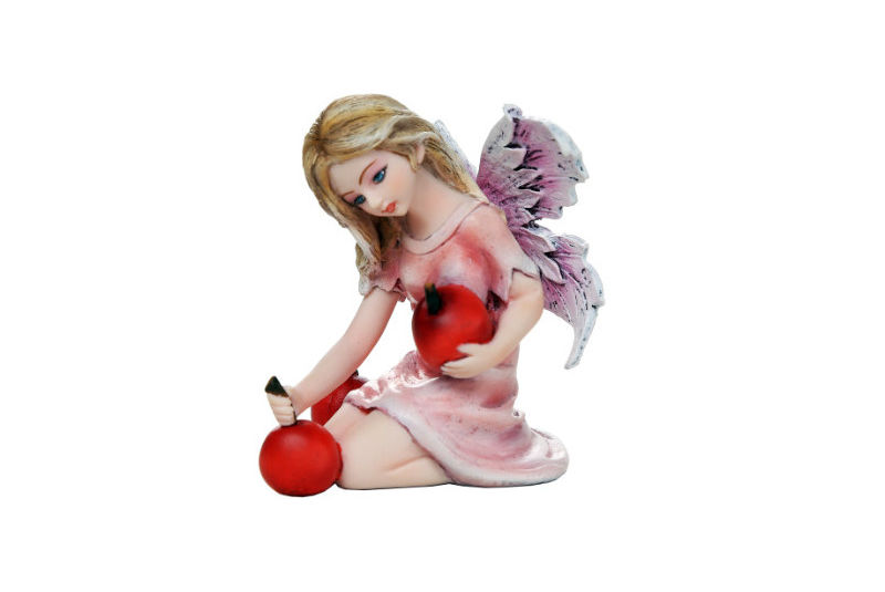 Figura de Hada Niña con Fruta - Les Alpes Mini