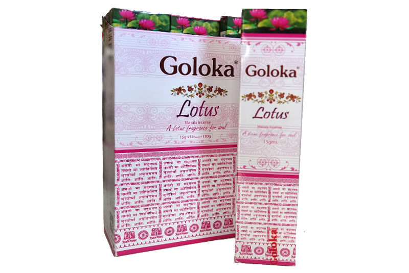 Incienso Goloka Premium Lotus