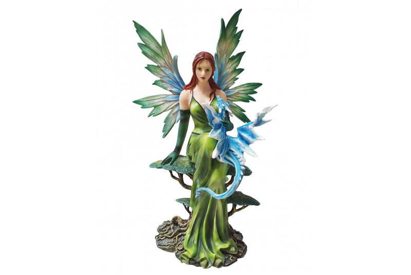 Figura de Hada Mirka con Dragón- Les Alpes