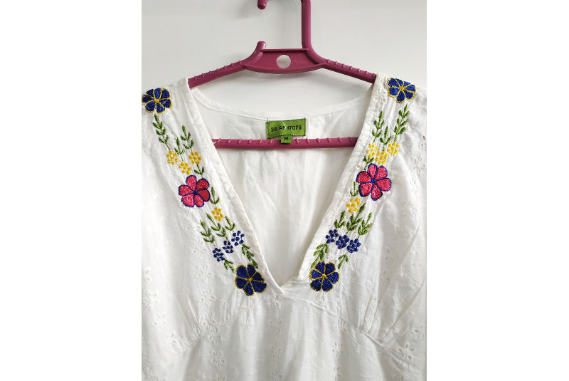 Vestido Blanco Ibiza HHG AF-17076 - Imagen 3