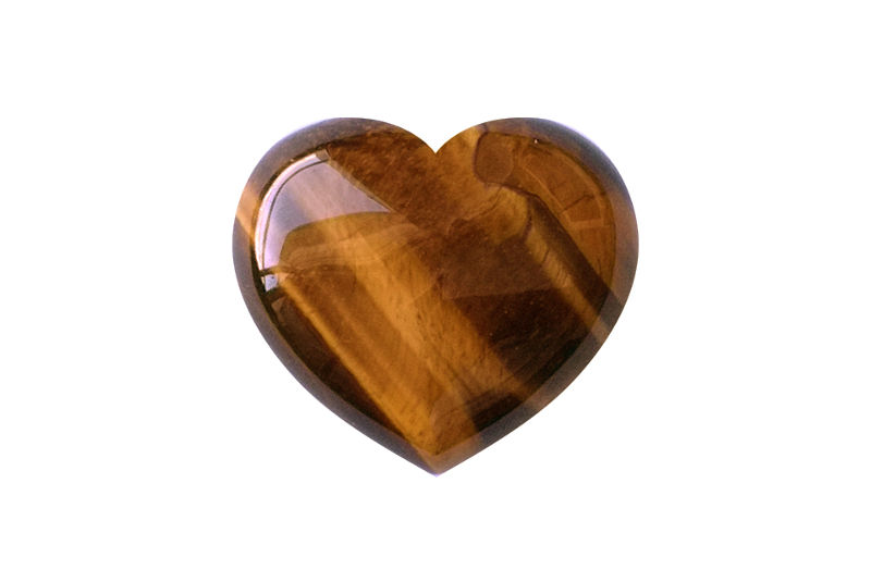Corazón de Ojo de Tigre