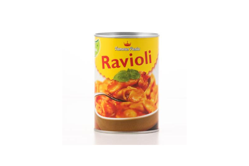 Hucha - Caja fuerte Lata Ravioli
