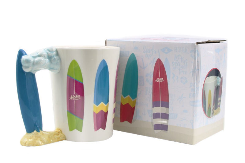 Taza con Asa forma de Tabla de Surf - Imagen 2