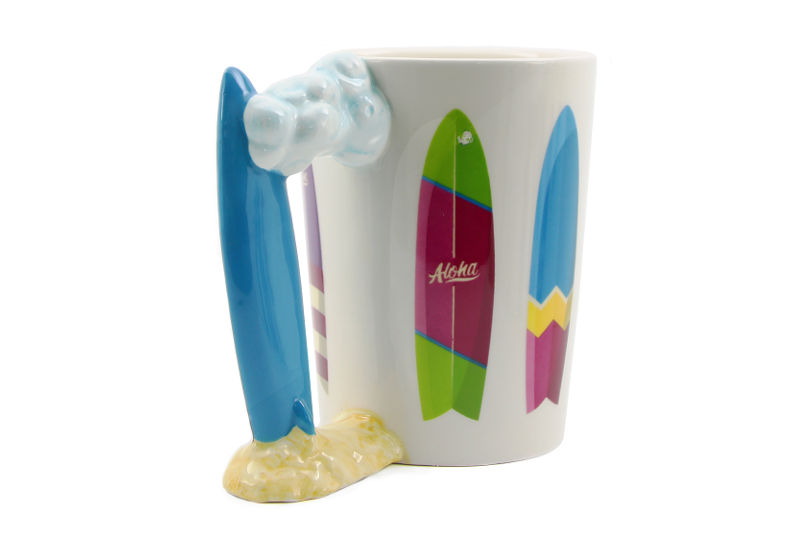 Taza con Asa forma de Tabla de Surf - Imagen 3
