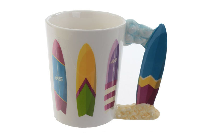 Taza con Asa forma de Tabla de Surf