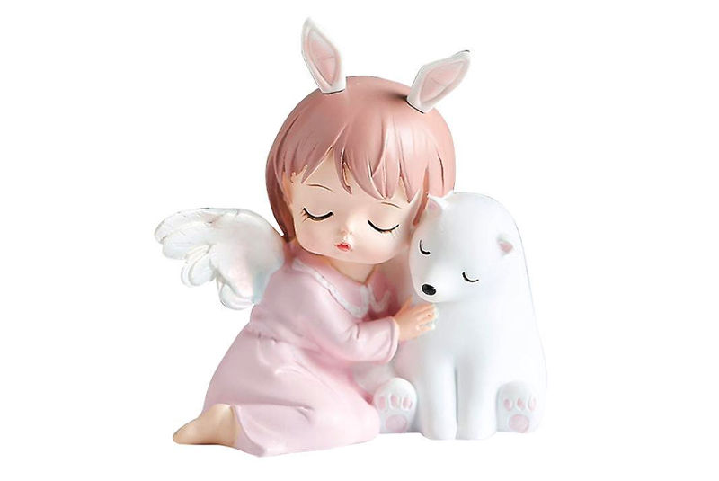 Figura de Angelito con Oso Polar