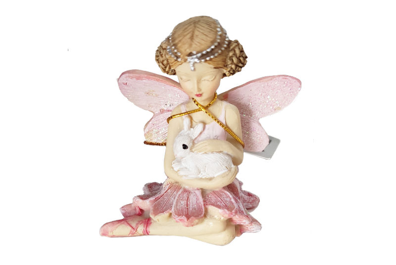 Figura de Pequeña Hada Rosa