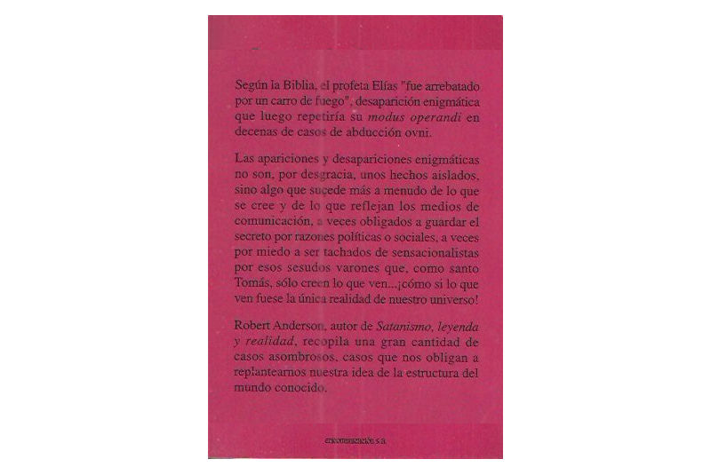 Apariciones y Desapariciones Misteriosas - Imagen 2