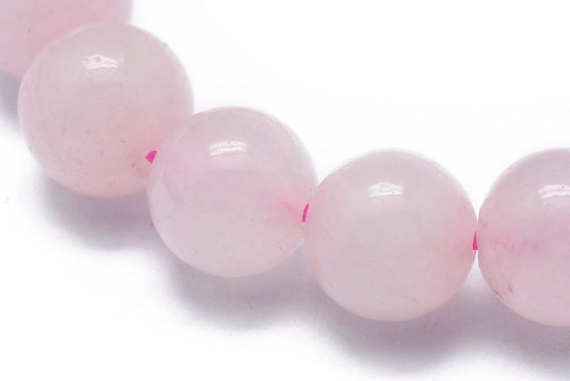 Pulsera Bolas Cuarzo Rosa - Imagen 2