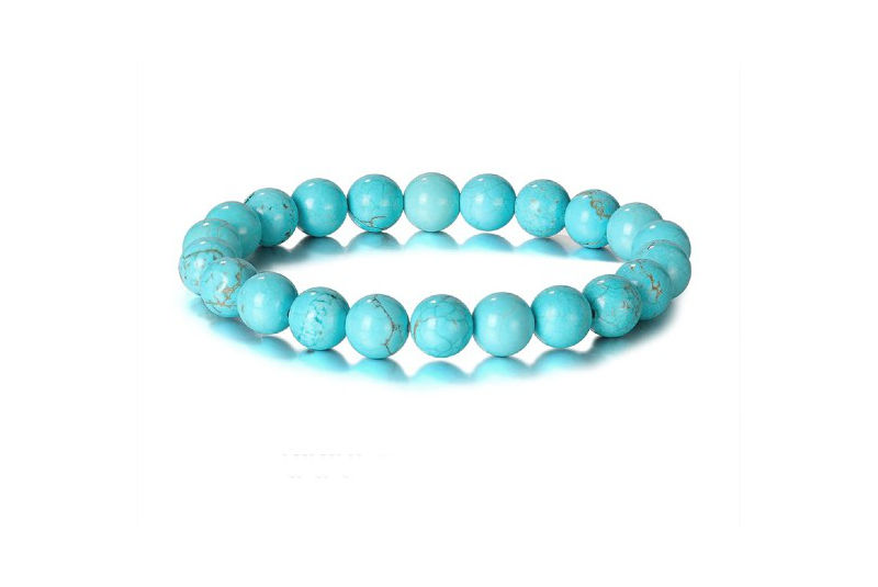 Pulsera Bolas Piedra Turquesa
