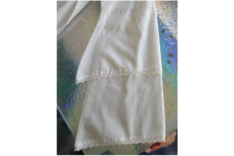 Blusa blanca Ibiza manga larga - Imagen 3