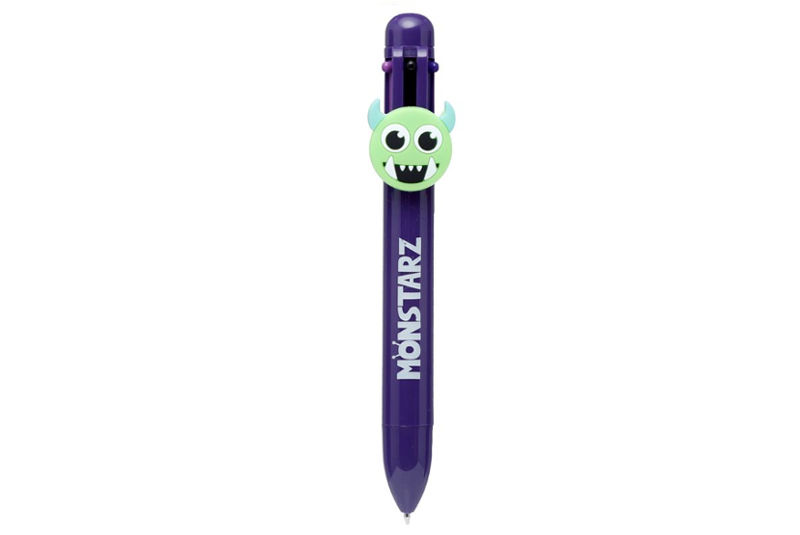 Bolígrafo Multicolor 6 colores Monstarz Verde