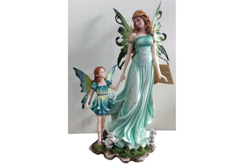Figura Hada Lomion con hija - Les Alpes