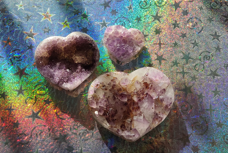Drusa Corazón de amatista - Imagen 4